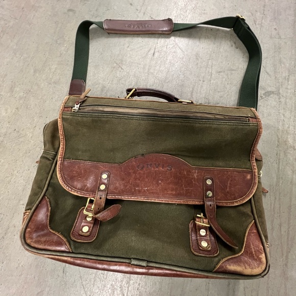 Orvis Green and Brown Men's Bag
